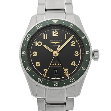ロンジン スピリット ズールータイム L3.812.4.63.6 アンスラサイトグレー メンズ 時計 【中古】【wristwatch】
