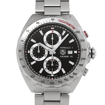 タグ ホイヤー フォーミュラ1 キャリバー16 クロノグラフ CAZ2010.BA0876 ブラック メンズ 時計 【中古】【wristwatch】