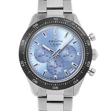 ゼニス クロノマスター スポーツ ヨシダ スペシャルエディション 03.3105.3600/52.M3100 ブルー メンズ 時計 【中古】【wristwatch】