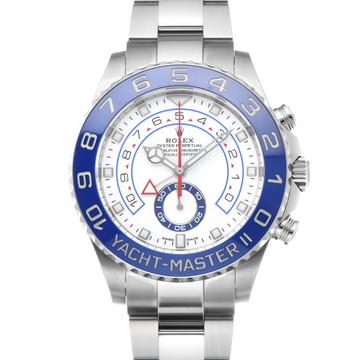 ロレックス ヨットマスターII 116680 ホワイト メンズ 時計 【中古】【wristwatch】