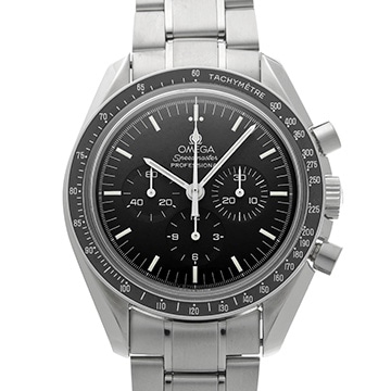 オメガ スピードマスター ムーンウォッチ プロフェッショナル アポロ11号 30th 3560.50 ブラック メンズ 時計 【中古】【wristwatch】
