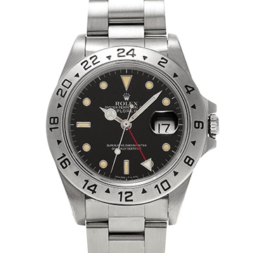 ロレックス エクスプローラーII 16570 ブラック メンズ 時計 【中古】【wristwatch】