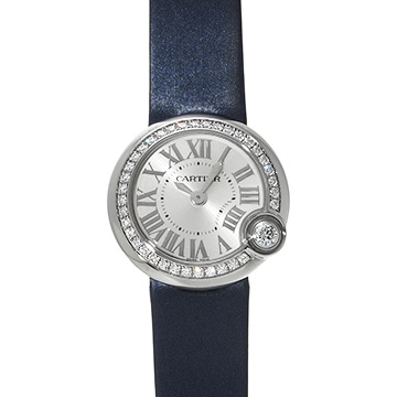 カルティエ バロン ブラン ドゥ カルティエ W4BL0002 シルバー レディース 時計 【中古】【wristwatch】