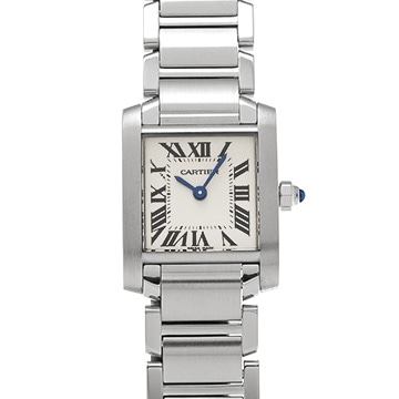 カルティエ タンクフランセーズ SM　 W51008Q3 シルバー レディース 時計 【中古】【wristwatch】