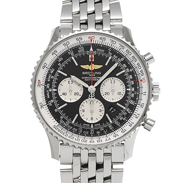 ブライトリング ナビタイマー 01 46 AB012721/BD09 ブラック/シルバー メンズ 時計 【中古】【wristwatch】
