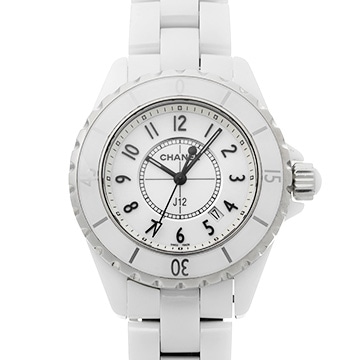 シャネル J12 33MM H0968 ホワイト レディース 時計 【中古】【wristwatch】