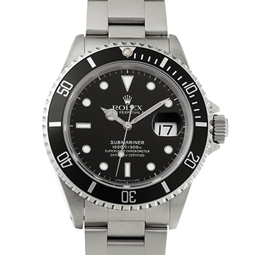 ロレックス サブマリーナ デイト 16610 ブラック メンズ 時計 【中古】【wristwatch】