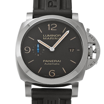 パネライ ルミノールマリーナ 1950 3デイズ アッチャイオ PAM01312 ブラック メンズ 時計 【中古】【wristwatch】