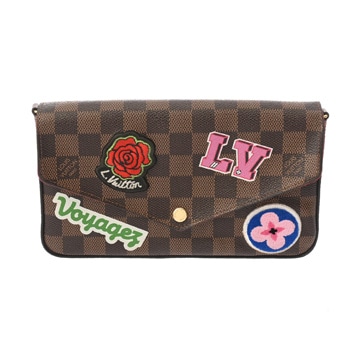 ルイ ヴィトン ダミエ ポシェットフェリシー バッキーズコレクション 2WAYクラッチバッグ ブラウン N60129 ダミエキャンバス レディース バッグ 【中古】【bag】