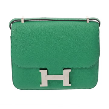 エルメス コンスタンス3 18 ミロワール ミント シェーブル レディース バッグ 【中古】【bag】