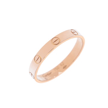 カルティエ ミニラブリング #62 ゴールド K18ピンクゴールド PG レディース ジュエリー 【中古】【jewelry】