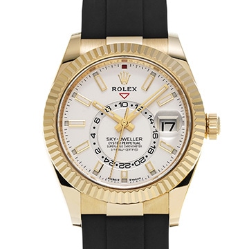 ロレックス スカイドゥエラー 336238 ホワイト メンズ 時計 【中古】【wristwatch】