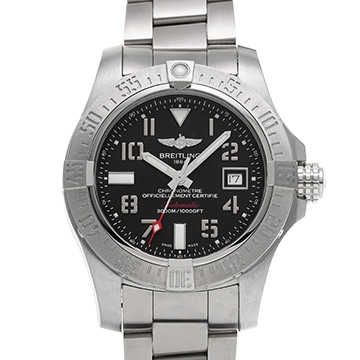 ブライトリング アベンジャー II シーウルフ A17331101B2A1 ブラック メンズ 時計 【中古】【wristwatch】
