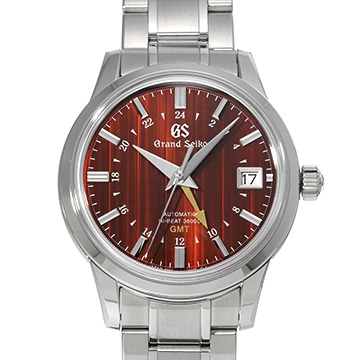 グランドセイコー エレガンスコレクション メカニカル ハイビート36000 GMT SBGJ273 レッド メンズ 時計 【中古】【wristwatch】