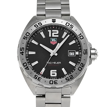 タグ ホイヤー フォーミュラ1 クォーツ WAZ1112.BA0875 ブラック メンズ 時計 【中古】【wristwatch】