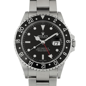 ロレックス GMTマスターII 16710 ブラック メンズ 時計 【中古】【wristwatch】