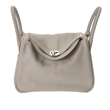 エルメス リンディ 30 パールグレー エバーカラー レディース バッグ 【中古】【bag】