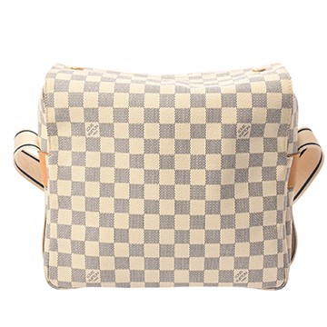 ルイ ヴィトン ダミエアズール ナヴィグリオ ホワイト N51189 レザー ユニセックス バッグ 【中古】【bag】