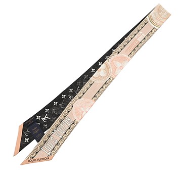 ルイ ヴィトン モノグラム バンドーBB マル メルヴェイユーズ ブラック M93323 シルク100％ レディース 【中古】【other】