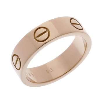 カルティエ ラブ リング #53 ゴールド K18イエローゴールド YG レディース ジュエリー 【中古】【jewelry】