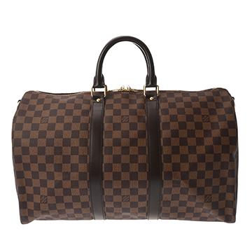 ルイ ヴィトン ダミエ キーポル バンドリエール 45 ブラウン M41428 ダミエキャンバス メンズ バッグ 【中古】【bag】