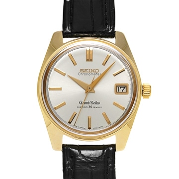 グランドセイコー 57GS セルフデーター K18 5722-9000 シルバー メンズ 時計 【中古】【wristwatch】