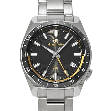 グランドセイコー スポーツコレクション クォーツ GMT 140th SBGN023 ブラック メンズ 時計 【中古】【wristwatch】