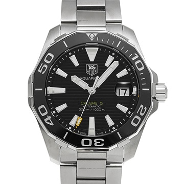 タグ ホイヤー アクアレーサー キャリバー5 WAY211A.BA0928 ブラック メンズ 時計 【中古】【wristwatch】