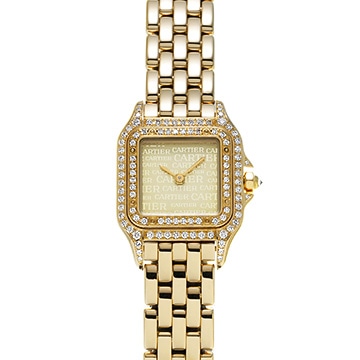 カルティエ パンテール クラシック&フィガロ SM WF3254B9 ゴールド レディース 時計 【中古】【wristwatch】