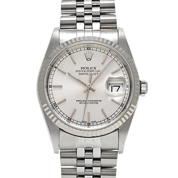 ロレックス デイトジャスト 16234 シルバー メンズ 時計 【中古】【wristwatch】