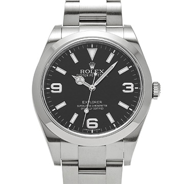 ロレックス エクスプローラー 214270 ブラック メンズ 時計 【中古】【wristwatch】