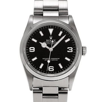 ロレックス エクスプローラー 14270 ブラック メンズ 時計 【中古】【wristwatch】