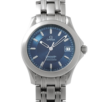 オメガ シーマスター 120 2501.81 ブルー メンズ 時計 【中古】【wristwatch】