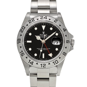 ロレックス エクスプローラーII 16570 ブラック メンズ 時計 【中古】【wristwatch】