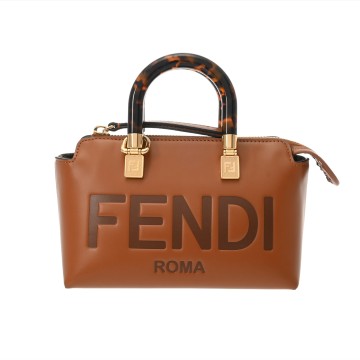 フェンディ バイザウェイ ミニ ブラウン 8BS067 ABVL 248-0501 カーフレザー レディース バッグ 【中古】【bag】