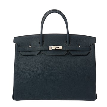 エルメス バーキン 40 ブルードプリュス トゴ ユニセックス バッグ 【中古】【bag】