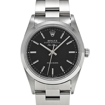 ロレックス エアキング 14000 ブラック メンズ 時計 【中古】【wristwatch】