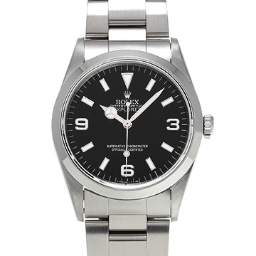 ロレックス エクスプローラー 14270 ブラック メンズ 時計 【中古】【wristwatch】