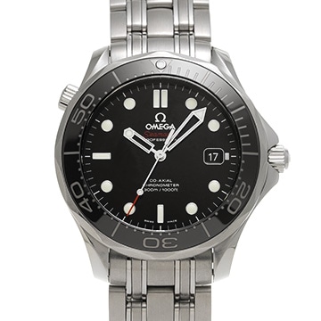 オメガ シーマスター ダイバー300 コーアクシャル 212.30.41.20.01.003 ブラック メンズ 時計 【中古】【wristwatch】