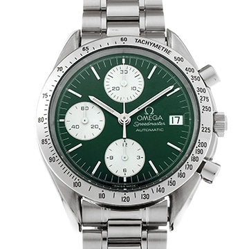 オメガ スピードマスター 3511.70 グリーン/シルバー メンズ 時計 【中古】【wristwatch】