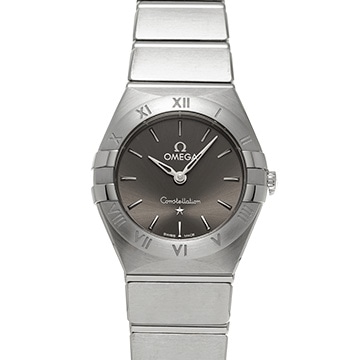 オメガ コンステレーション クォーツ 131.10.25.60.06.001 グレー メンズ 時計 【中古】【wristwatch】