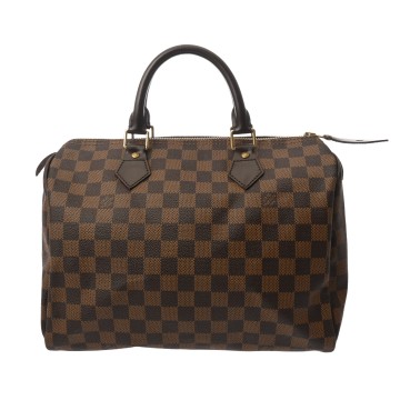 ルイ ヴィトン ダミエ スピーディ 30 エベヌ N41531 ダミエキャンバス レディース バッグ 【中古】【bag】