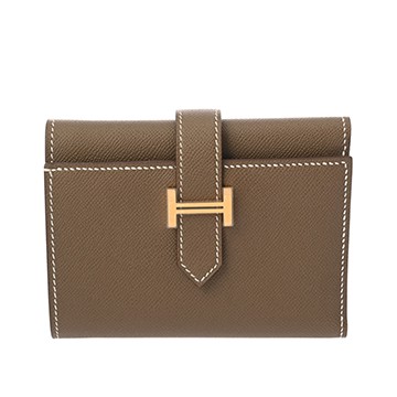 エルメス ベアン コンビネ エトゥープ ヴォー・マダム レディース 財布 【新品】【purse】