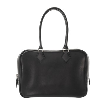 エルメス プリュム 28 ブラック バレニア レディース バッグ 【中古】【bag】