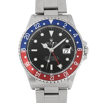 ロレックス GMTマスターII 16710 ブラック メンズ 時計 【中古】【wristwatch】