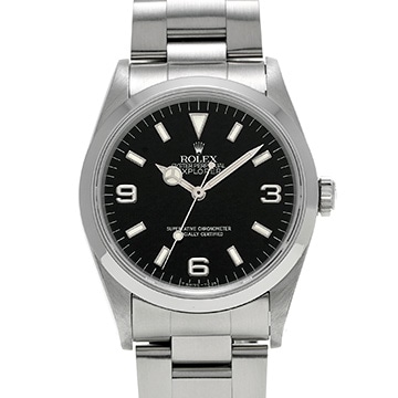 ロレックス エクスプローラー 14270 ブラック メンズ 時計 【中古】【wristwatch】