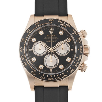 ロレックス コスモグラフ デイトナ 126515LNG ブライトブラック/サンダスト/ダイヤモンド メンズ 時計 【中古】【wristwatch】