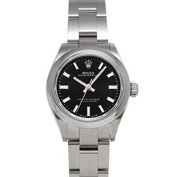 ロレックス オイスターパーペチュアル 28 276200 ブライトブラック レディース 時計 【中古】【wristwatch】