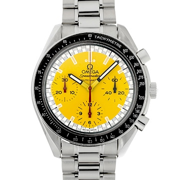 オメガ スピードマスター レーシング ミハエル・シューマッハ 3510.12 イエロー メンズ 時計 【中古】【wristwatch】