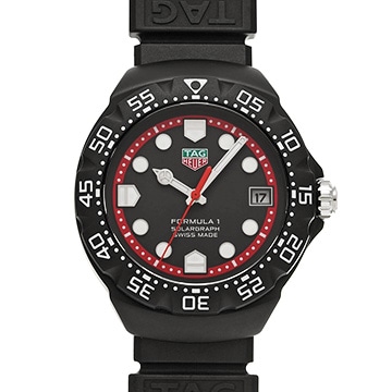 タグ ホイヤー フォーミュラ 1 ソーラーグラフ WBY1114.FT8084 ブラック メンズ 時計 【中古】【wristwatch】